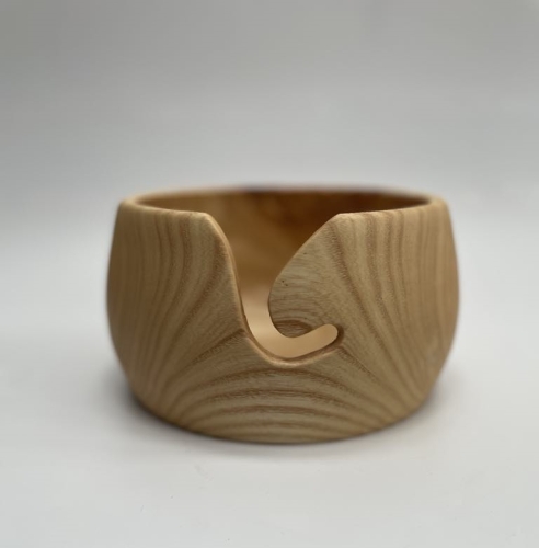Garnskål i ask, Ø 18 cm, H 10 cm