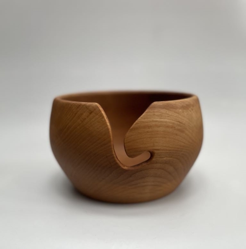 Garnskål i rød-el, Ø 18 cm, H 10 cm