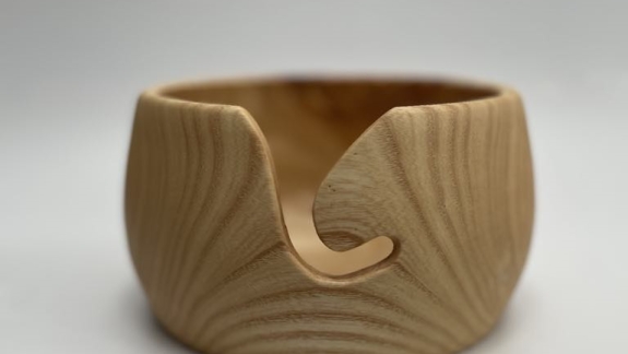 Garnskål i ask, Ø 18 cm, H 10 cm